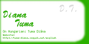 diana tuma business card